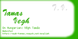tamas vegh business card