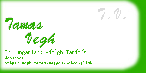 tamas vegh business card